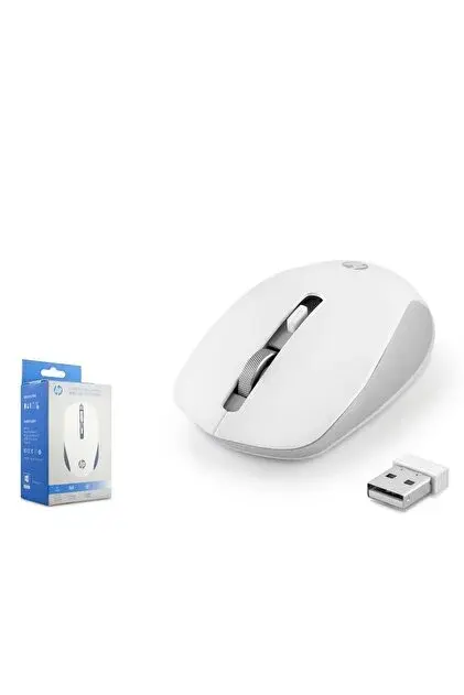 Hp S1000 Plus 1600DPI 2.4GHz WireLess Beyaz Kablosuz Mouse