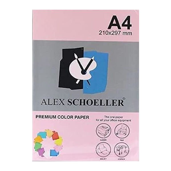 Alex Schoeller ALX-540 A4 Gül 500 lü Fotokopi Kağıdı