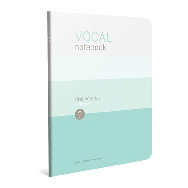 Gıpta Vocal A4 80 Yaprak Çizgili Tel Dikişli Plastik Kapaklı Defter