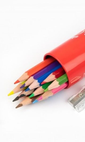 Faber Castell 12 Renk Jumbo Metal Tüp Boya Kalemi