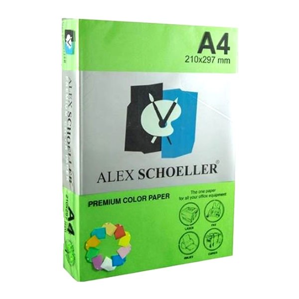 Alex Schoeller ALX-630 A4 Koyu Yeşil 500 lü Fotokopi Kağıdı