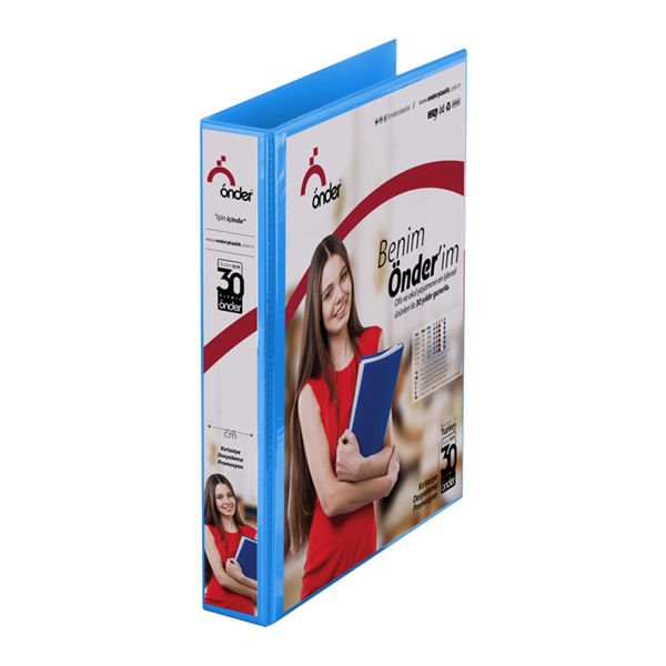 Önder 2007-1 2 Halkalı 7 cm Mavi Firma Klasörü