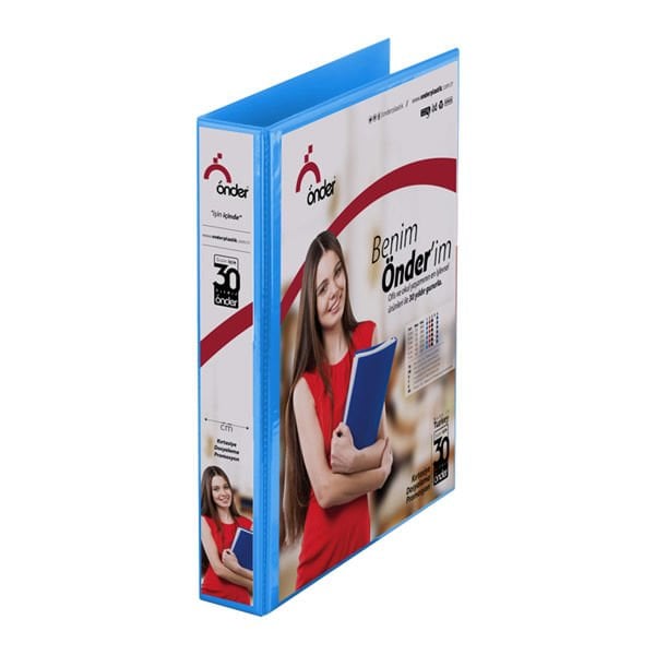 Önder 2007-1 2 Halkalı 7 cm Mavi Firma Klasörü