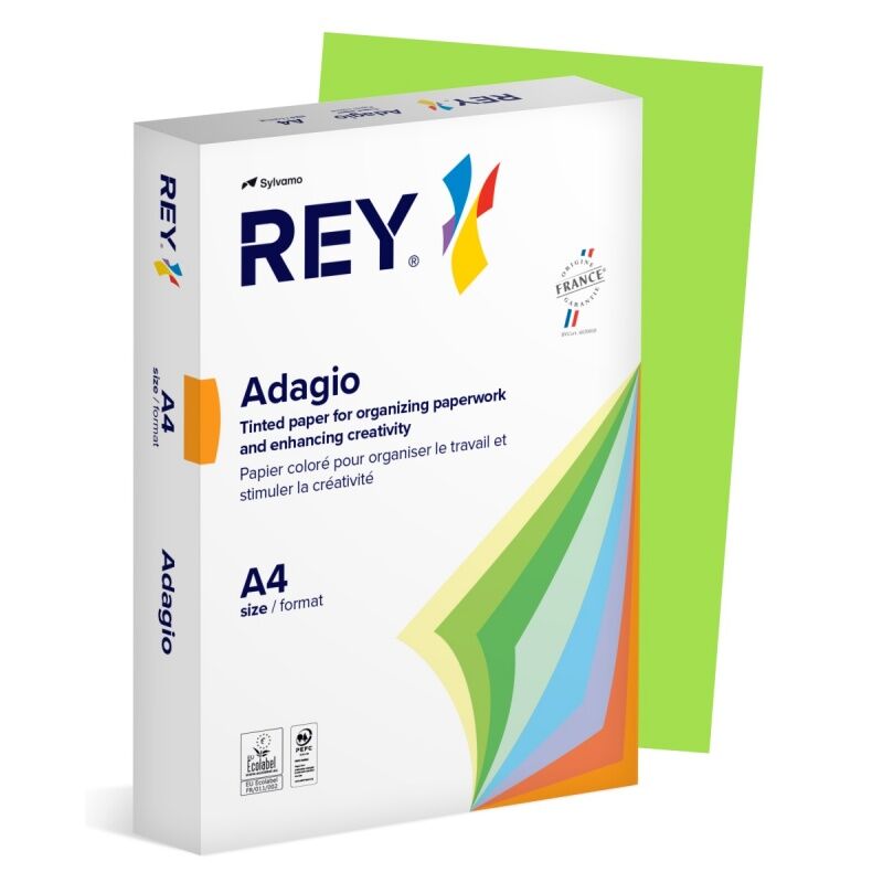 Adagio A4 500 lü 80 Gr Açık Yeşil Renkli Kağıt