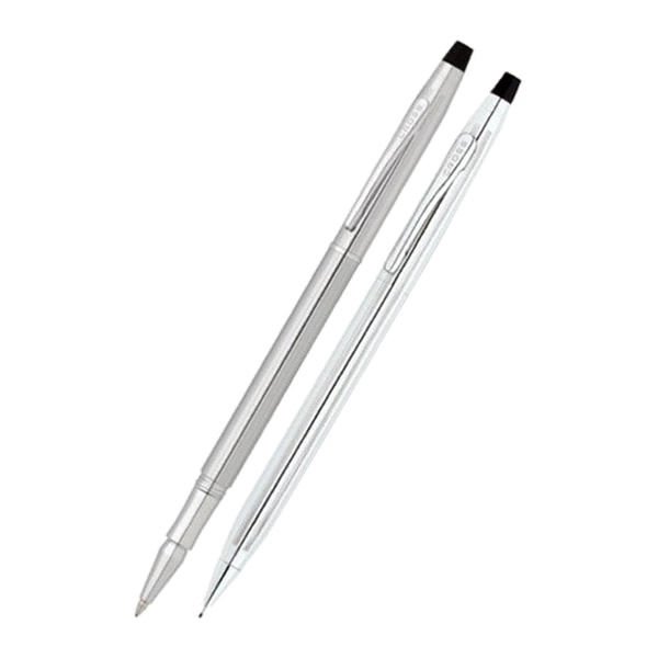 CROSS AT0088-74 CENTURY CLASSİC PARLAK KROM ROLLER KALEM & VERSATİL KALEM SETİ