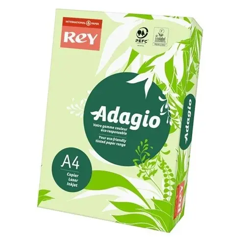 Adagio A4 500 lü 80 Gr Açık Yeşil Renkli Kağıt