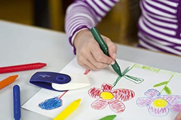 Faber Castell 12 li Grip Jumbo Mum Boya