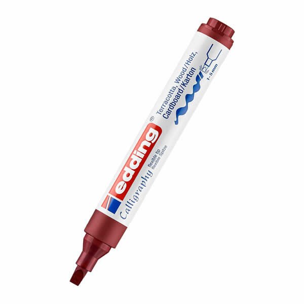 Edding E-1455 Bordo Kaligrafi Kalemi