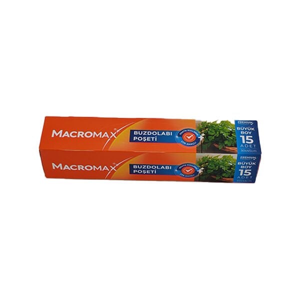 Macromax Buzdolabı Poşeti Büyük Boy 15li