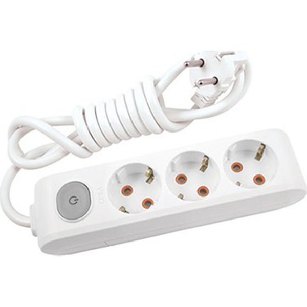 Viko 90117303 Multi-Let 3 mt 3 lü Anahtarlı Kablolu Priz