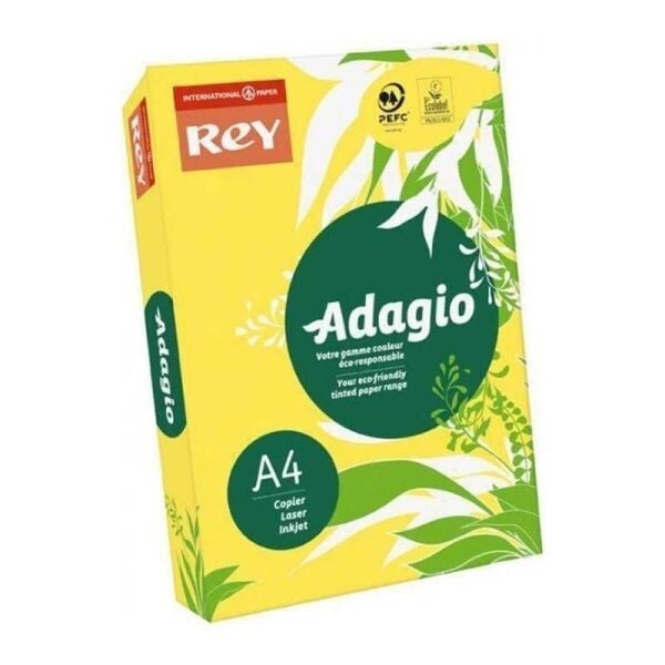 Adagio A4 500 lü 80 Gr Koyu Sarı Renkli Kağıt