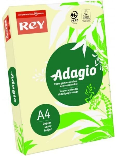 Adagio A4 500 lü 80 Gr Açık Sarı Renkli Kağıt