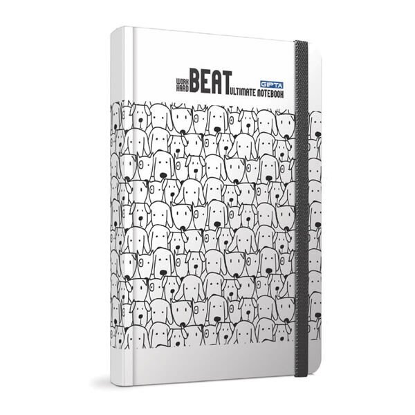 Gıpta Beat 19x26 120 Yaprak Çizgili İplik Dikişli Sert Kapaklı Defter