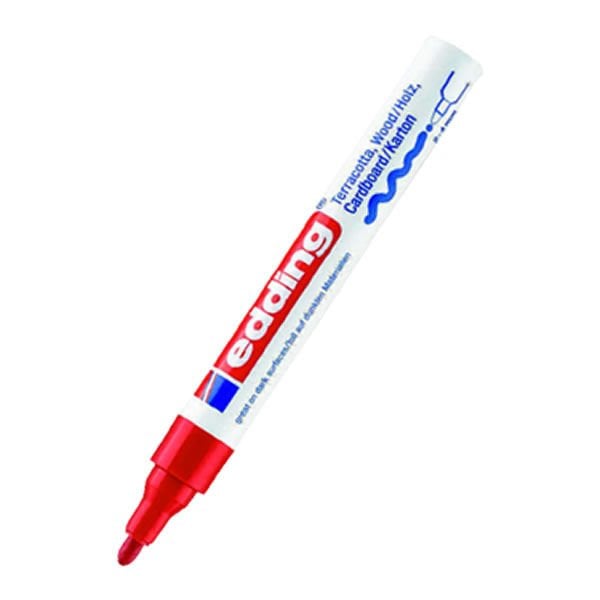 Edding E-4000 Kırmızı Dekorasyon Kalemi
