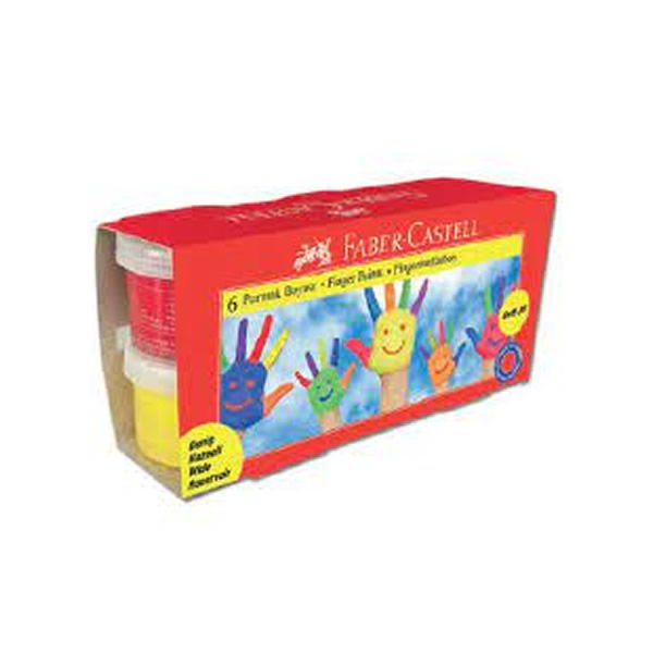 Faber Castell 45 ml 6 lı Parmak Boyası