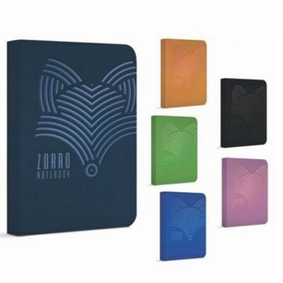 GIPTA ZORRO A7 120 YAPRAK ÇİZGİLİ İP DİKİŞLİ FLEXİ SERT KAPAK DEFTER