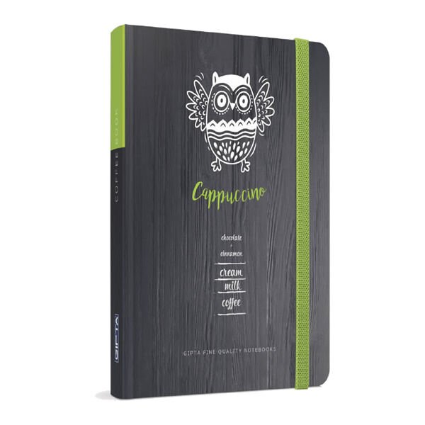 Gıpta Coffee Book 17x24 120 Yaprak Kareli İplik Dikişli Sert Kapaklı Defter