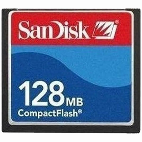 Sandisk 128 Mb Compact Flash SD Kart