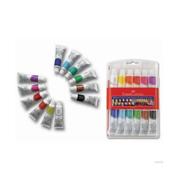 Faber-Castell 12 li Tüp Guaj Boya