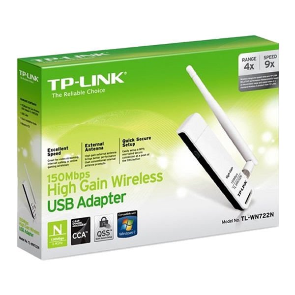 Tp-Link Tl-WN722N 150 Mbps Kablosuz Usb Antenli Adaptör