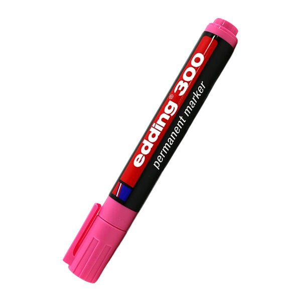 Edding E-300 Pembe Permanent Markör Kalem