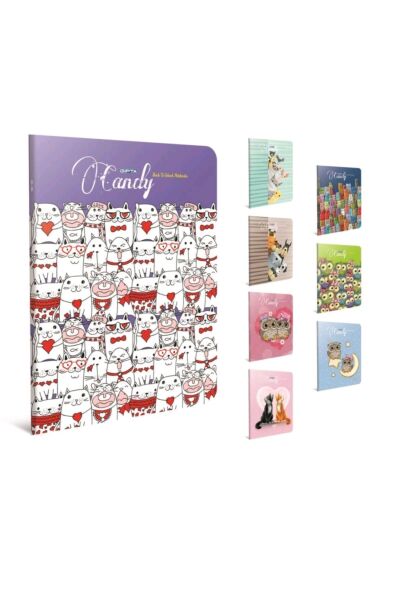 Gıpta Candy A5 80 Yaprak Çizgili Tel Dikişli Defter