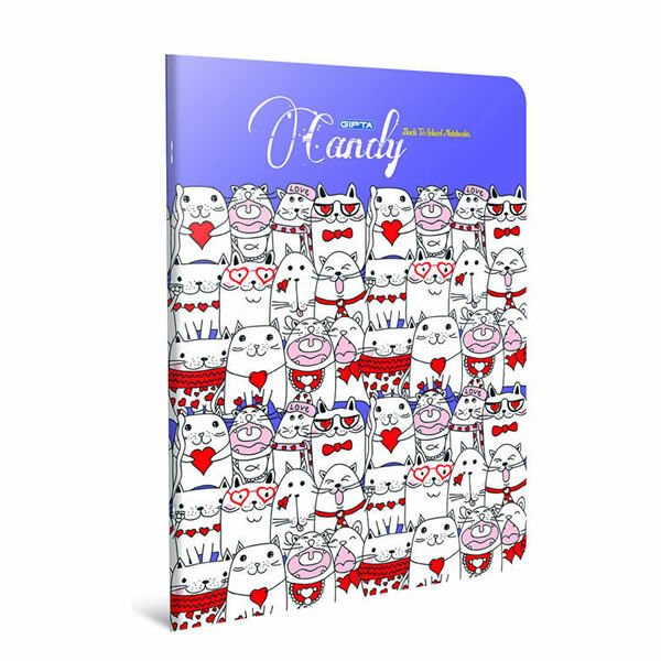 Gıpta Candy A5 80 Yaprak Çizgili Tel Dikişli Defter