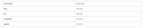 Ofisostim KSK-6044 40x60x44 80 Lt Mavi Sanayi Kasası