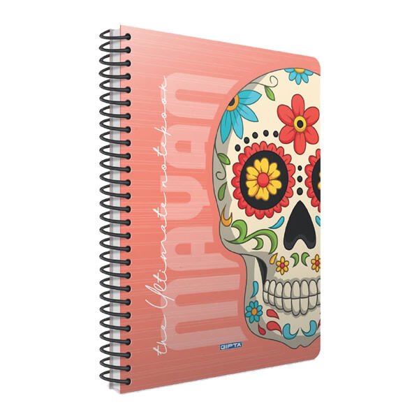 Gıpta Mayan A4 80 Yaprak Kareli Spiralli Karton Kapaklı Defter