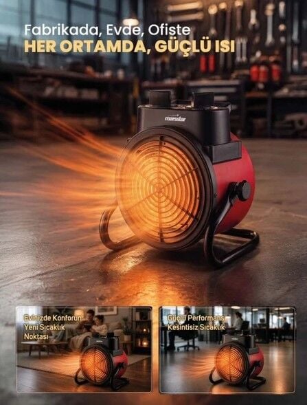 Marsstar MS-230 Endüstriyel Fanlı Isıtıcı