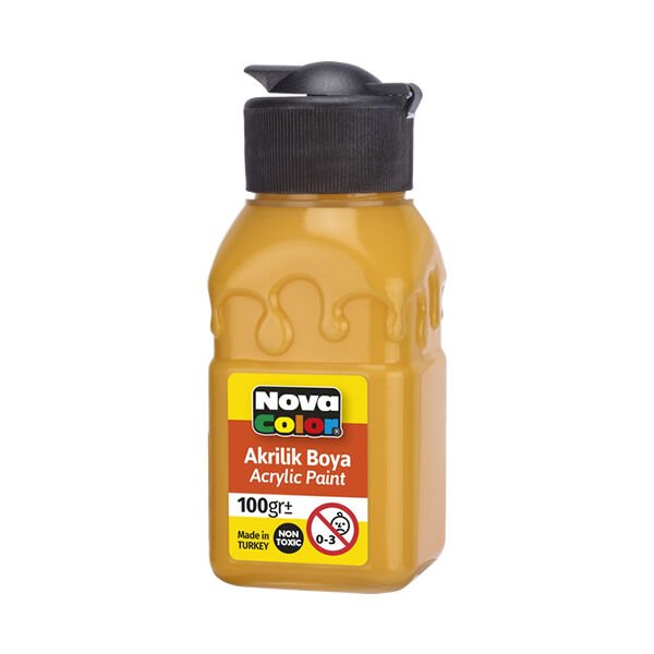 Nova Color 2022 100 gr Güneş Sarısı Akrilik Boya