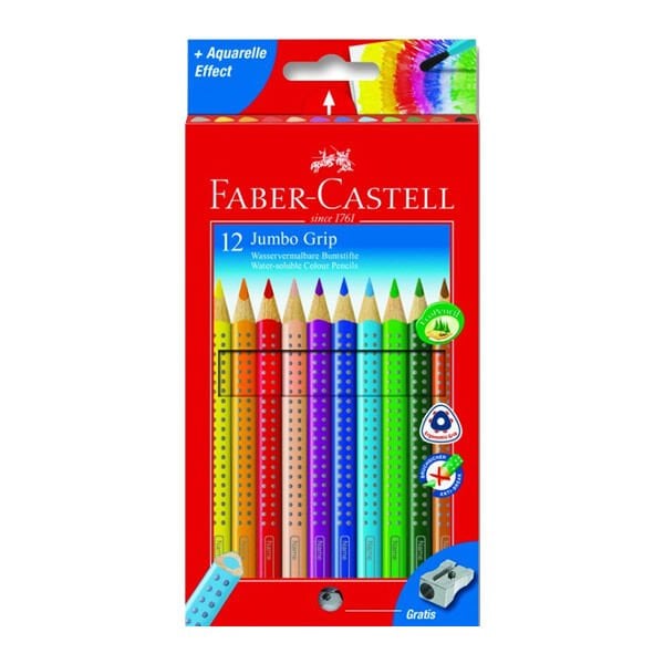 Faber Castell 12 li Grip Jumbo Boya Kalemi