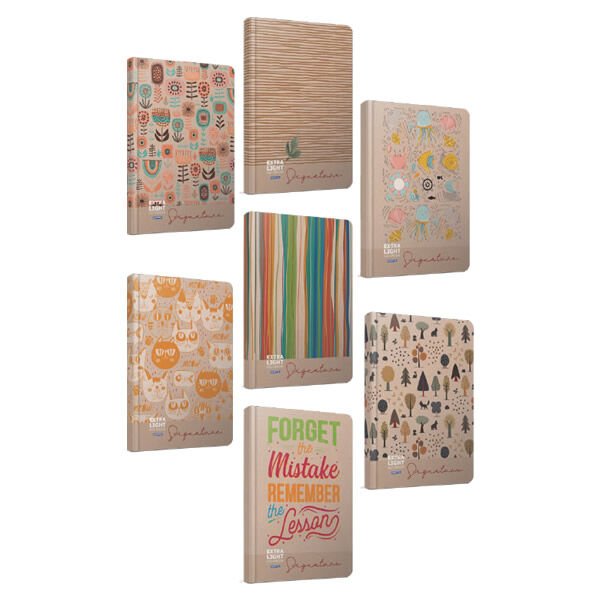 GIPTA SİGNATURE 17X24 160 YAPRAK ÇİZGİLİ İPLİK DİKİŞLİ SERT KAPAKLI DEFTER