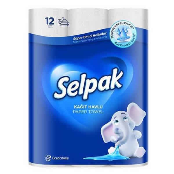 SELPAK 12 Lİ 3 KATLI KAĞIT HAVLU