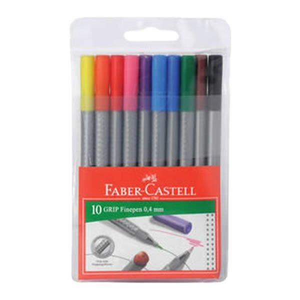 Faber-Castell 10 lu Grip Keçeli Kalem