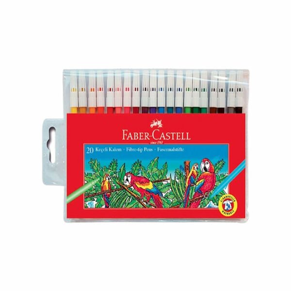 Faber Castell 20 li Yıkanabilir Keçeli Kalem