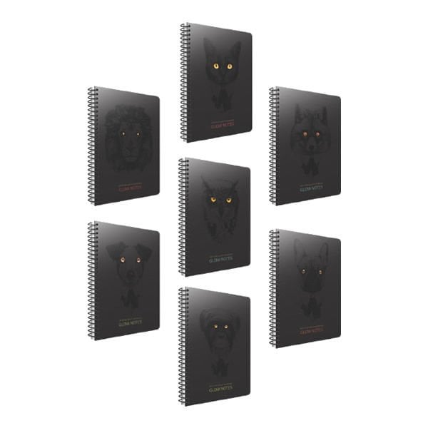 Gıpta Glow Notes A4 100 Yaprak Çizgili Spiralli Karton Kapaklı Defter