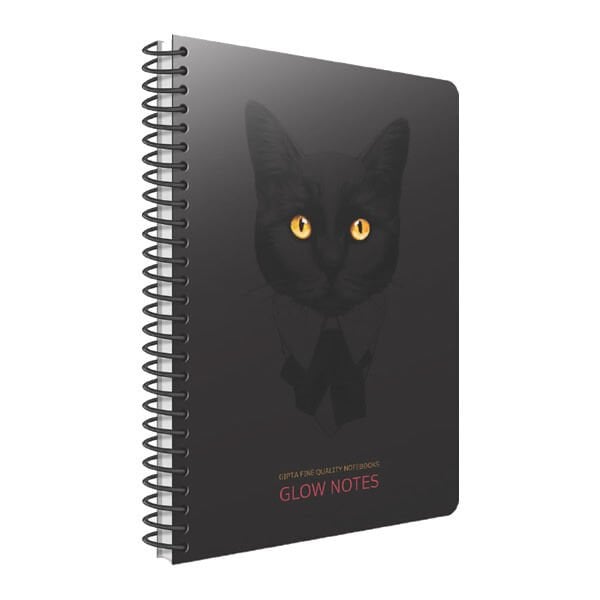 Gıpta Glow Notes 19x26 120 Yaprak Düz Spiralli Sert Kapaklı Defter