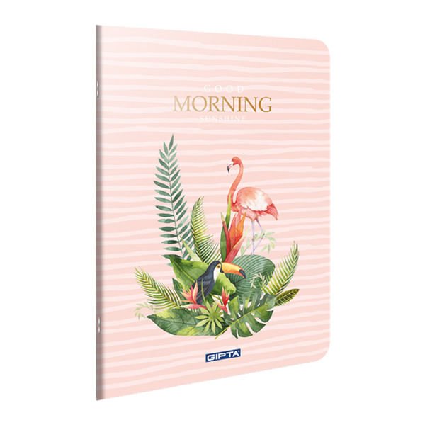 Gıpta Mornıng A4 80 Yaprak Kareli Tel Dikişli Plastik Kapaklı Defter