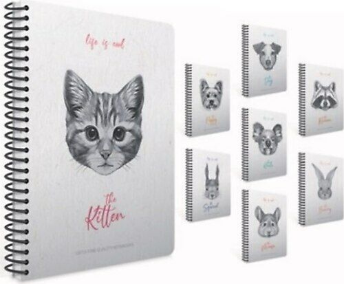 Gıpta Life Is Cool A4 100 Yaprak Çizgili Spiralli Plastik Kapaklı Defter