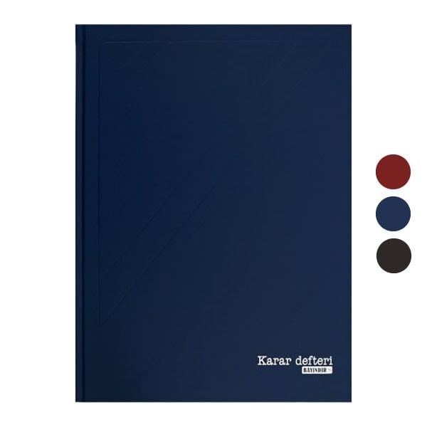 Bayındır BCD0100 24x34 40 Yaprak Karar Defteri
