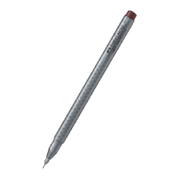 Faber-Castell 0,4 mm Grip Açık Kahve Finepen Keçeli Kalem