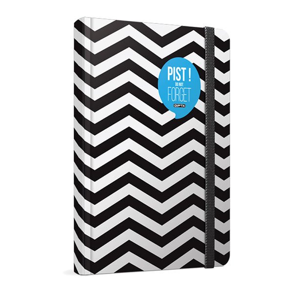 Gıpta Pıst 17x24 120 Yaprak Çizgili İplik Dikişli Sert Kapaklı Defter