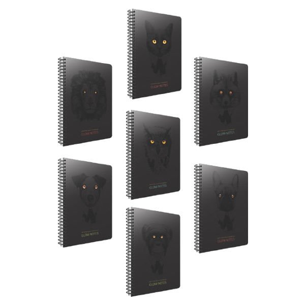 Gıpta Glow Notes A4 80 Yaprak Çizgili Spiralli Karton Kapaklı Defter