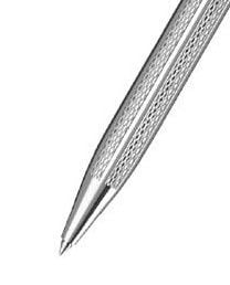 Scrikss 722W Balıksırtı Desenli Krom Tükenmez Kalem