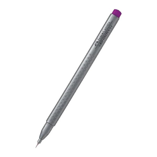 Faber-Castell 0,4 mm Grip Mor Finepen Keçeli Kalem