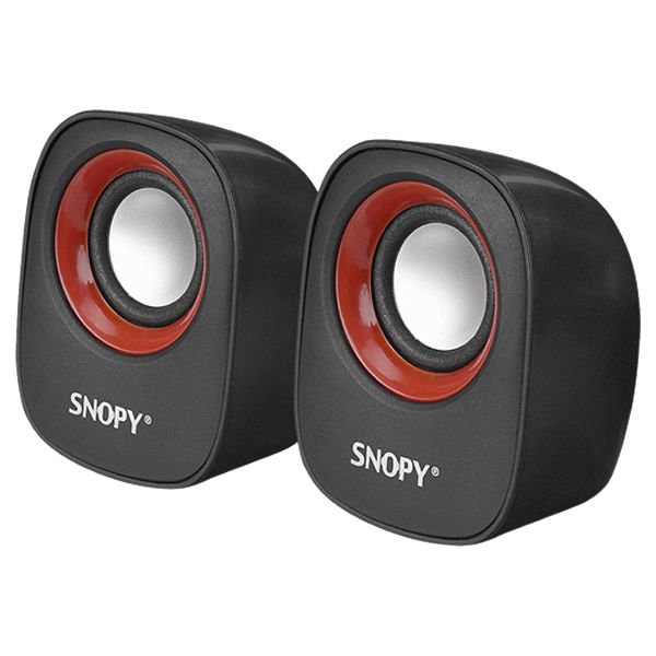 Snopy SN-120 Siyah-Kırmızı Usb Speaker