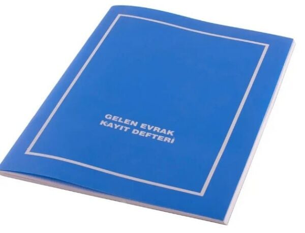 Gülpaş119 20x28 40 Yaprak Plastik Kapak Gelen Evrak Kayıt Defteri