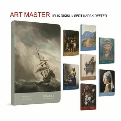 Gıpta Art Master 17x24 120 Yaprak Çizgisiz İplik Dikişli Sert KapakDefter