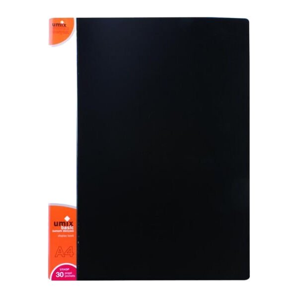 Umix U1143P A4 30 Yaprak Siyah Sunum Dosyası